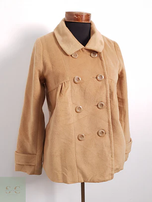 Abrigo Mujer cruzado Sorridere camel Talla XS