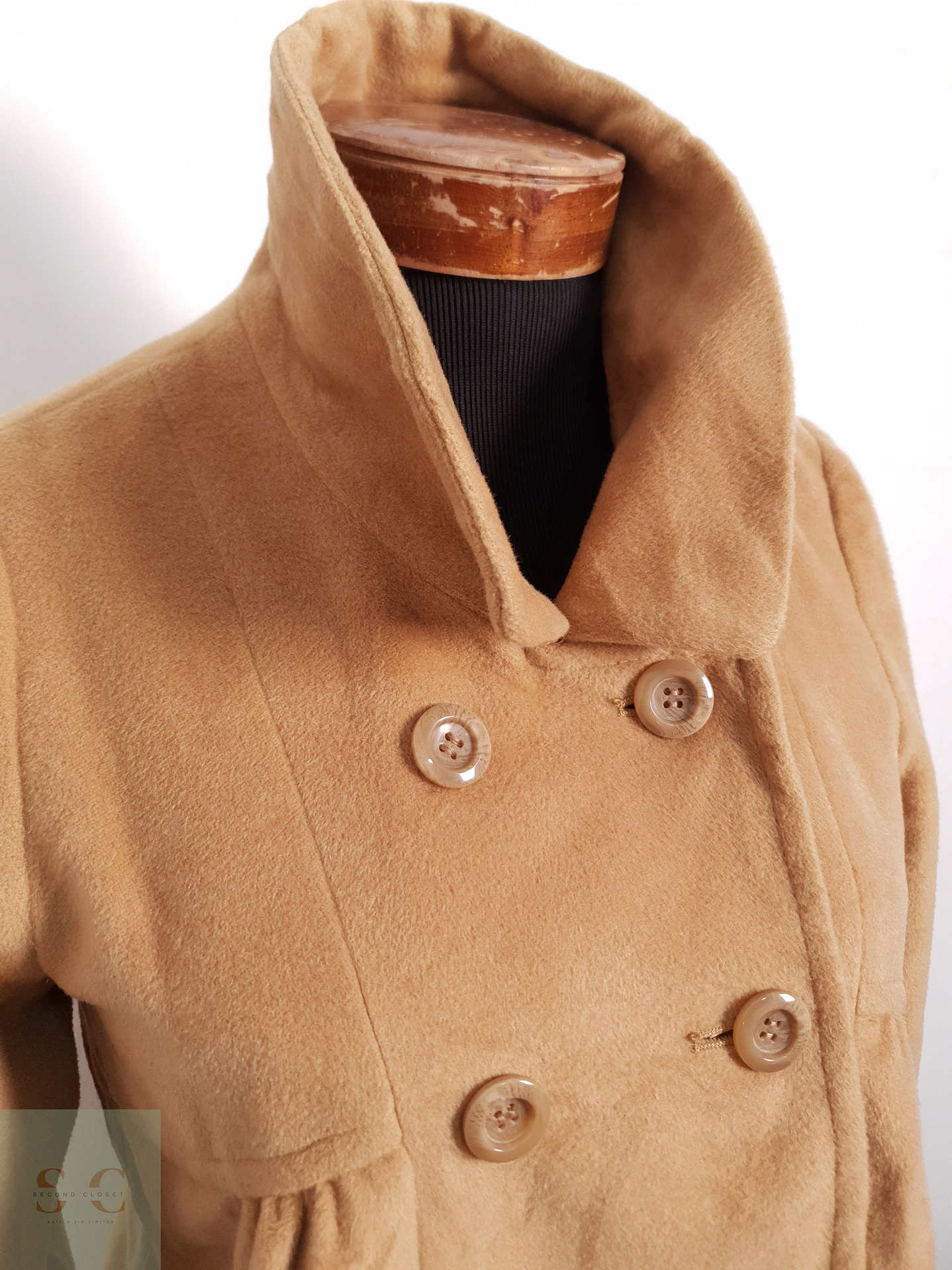 Abrigo Mujer Sorridere Negro Talla XS 6