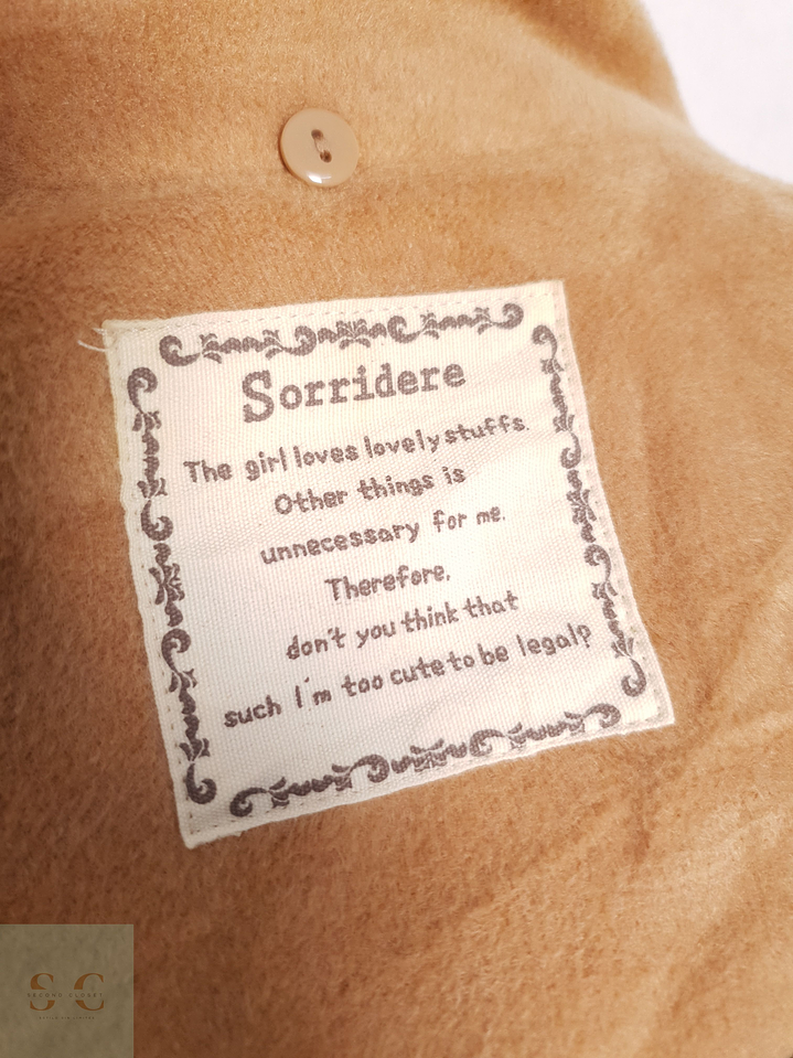 Abrigo Mujer Sorridere Negro Talla XS 8