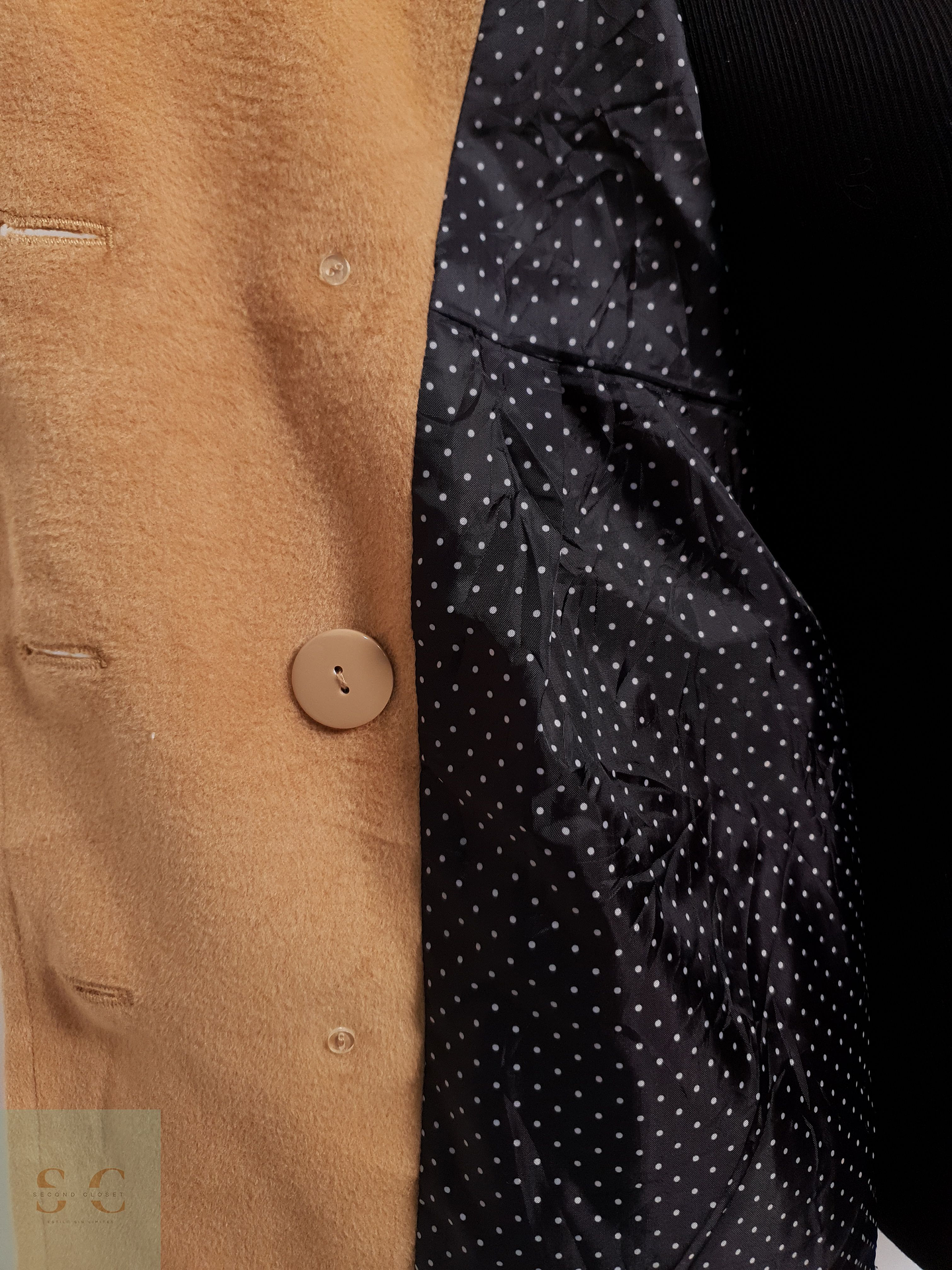 Abrigo Mujer Sorridere Negro Talla XS 9