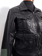 Chaqueta Mujer Vintage cuero Negro Talla S - Miniatura 2