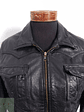 Chaqueta Mujer Vintage cuero Negro Talla S - Miniatura 4