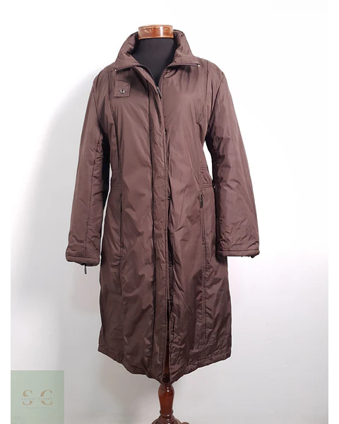 Abrigo largo Mujer parka café Talla XL