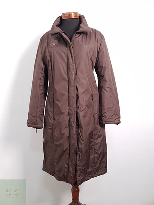 Abrigo largo Mujer parka café Talla XL