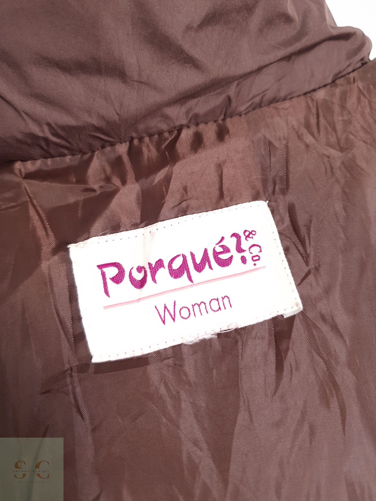 Parka Mujer Vintage Negro Talla XL 9