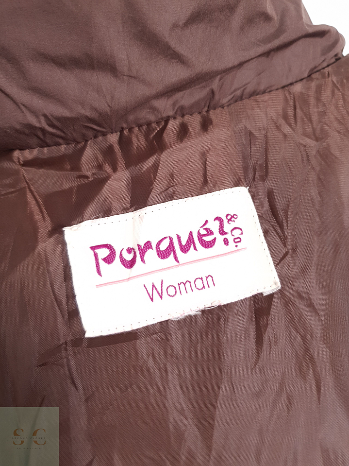 Parka Mujer Vintage Negro Talla XL 9