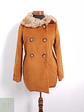 Abrigo Mujer Olive Camel Con Pelo Talla S - Miniatura 1
