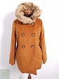 Abrigo Mujer Olive Camel Con Pelo Talla S - Miniatura 2