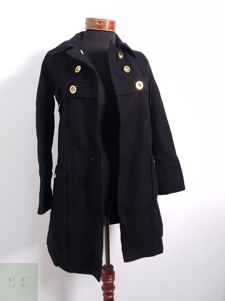 Abrigo Mujer Gap Negro Talla XS 1