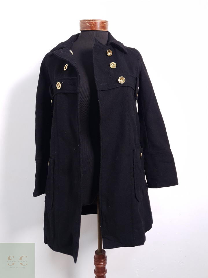 Abrigo Mujer Gap Negro Talla XS 2