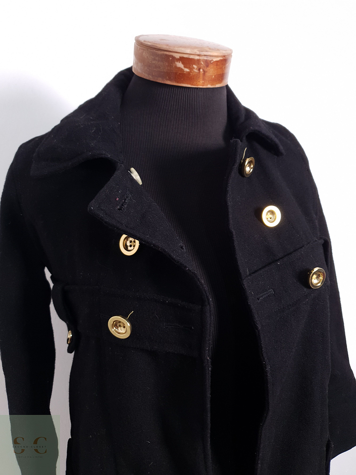 Abrigo Mujer Gap Negro Talla XS 4