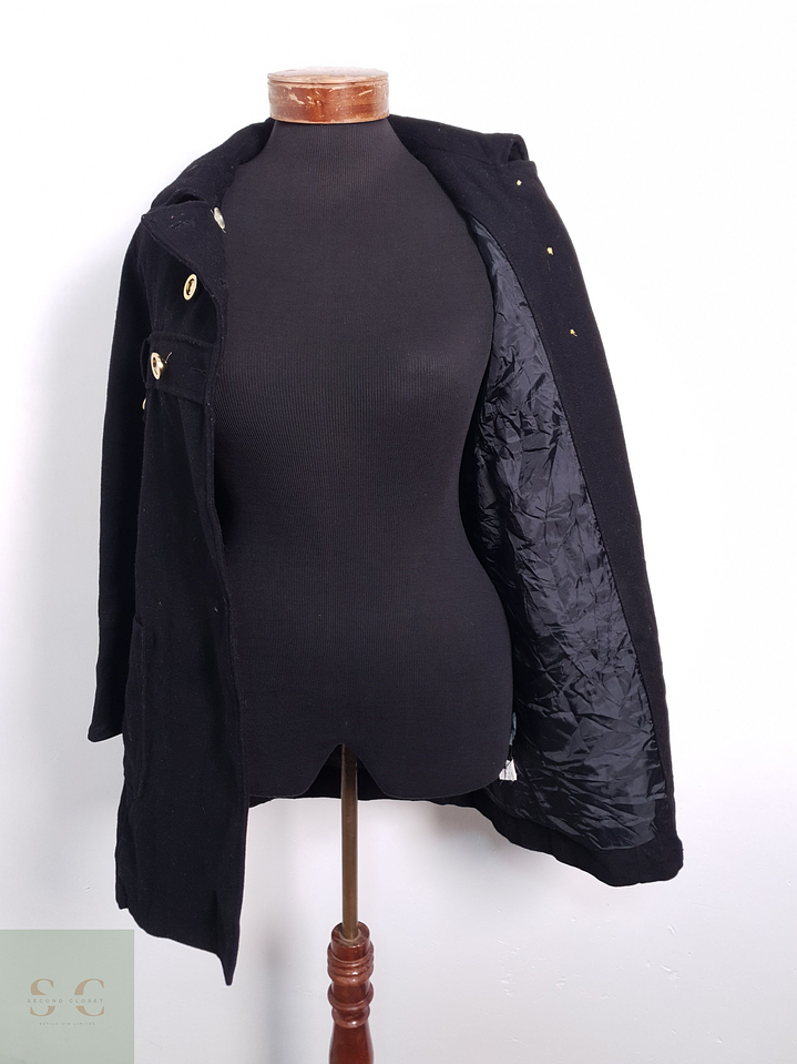 Abrigo Mujer Gap Negro Talla XS 5