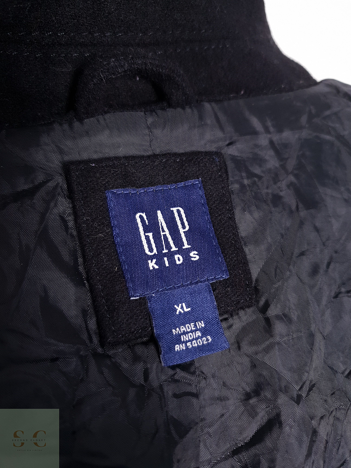 Abrigo Mujer Gap Negro Talla XS 7