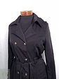 Trench Mujer Haily Negro Talla S - Miniatura 3