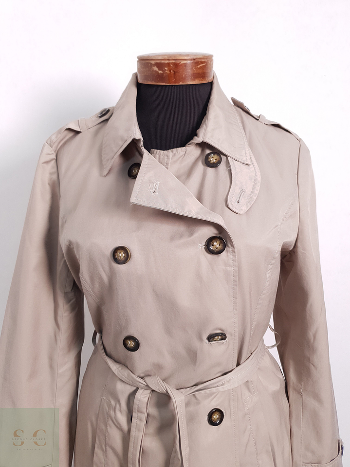 Trench Mujer She Beige Claro Talla M 4