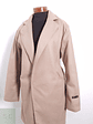 Abrigo Mujer Koreano Beige Talla XL - Miniatura 2