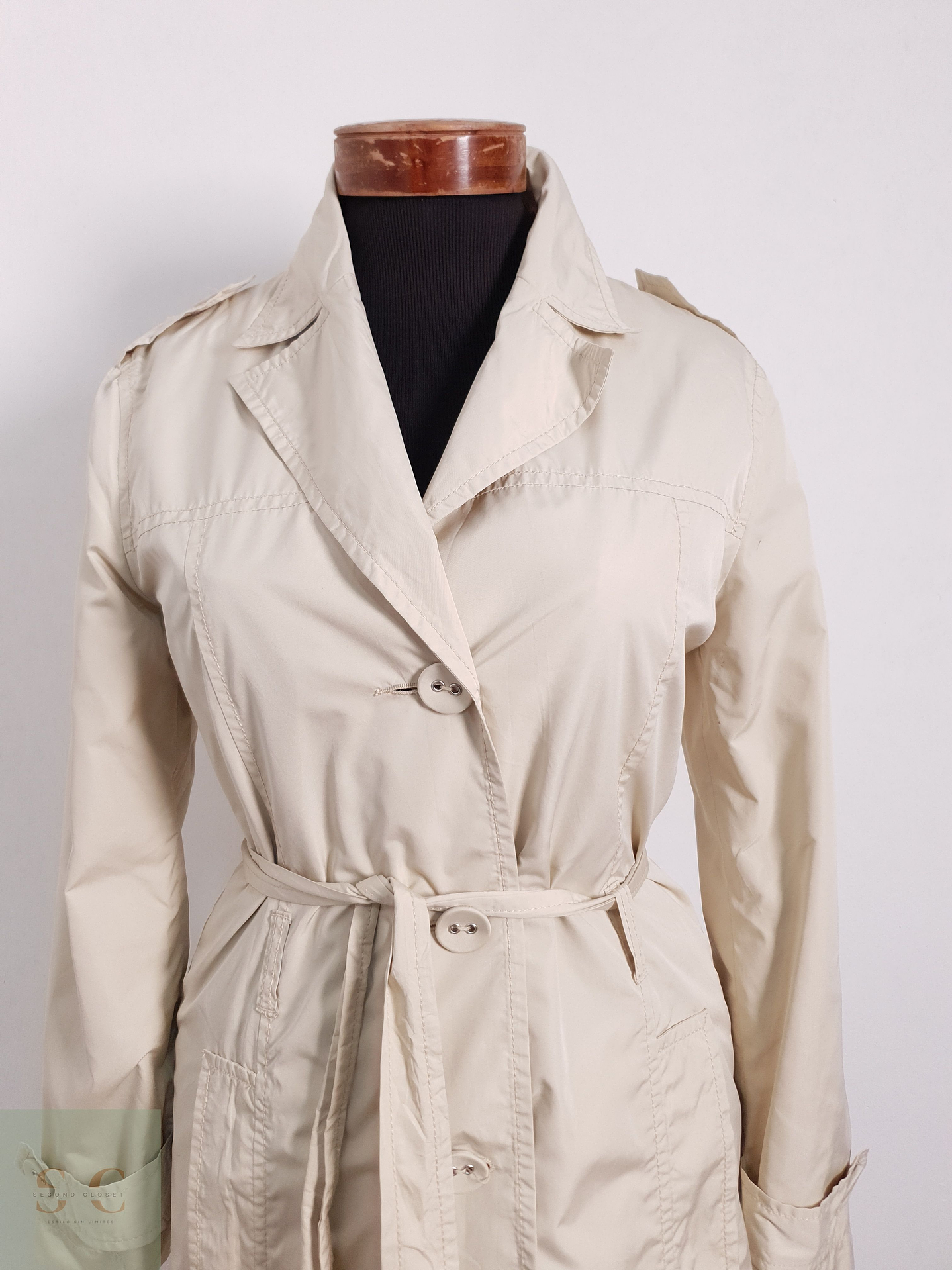 Trench Mujer St. Oliver Beige Talla S 4