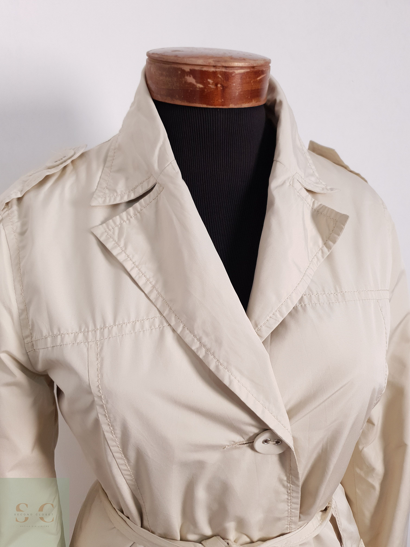 Trench Mujer St. Oliver Beige Talla S 6