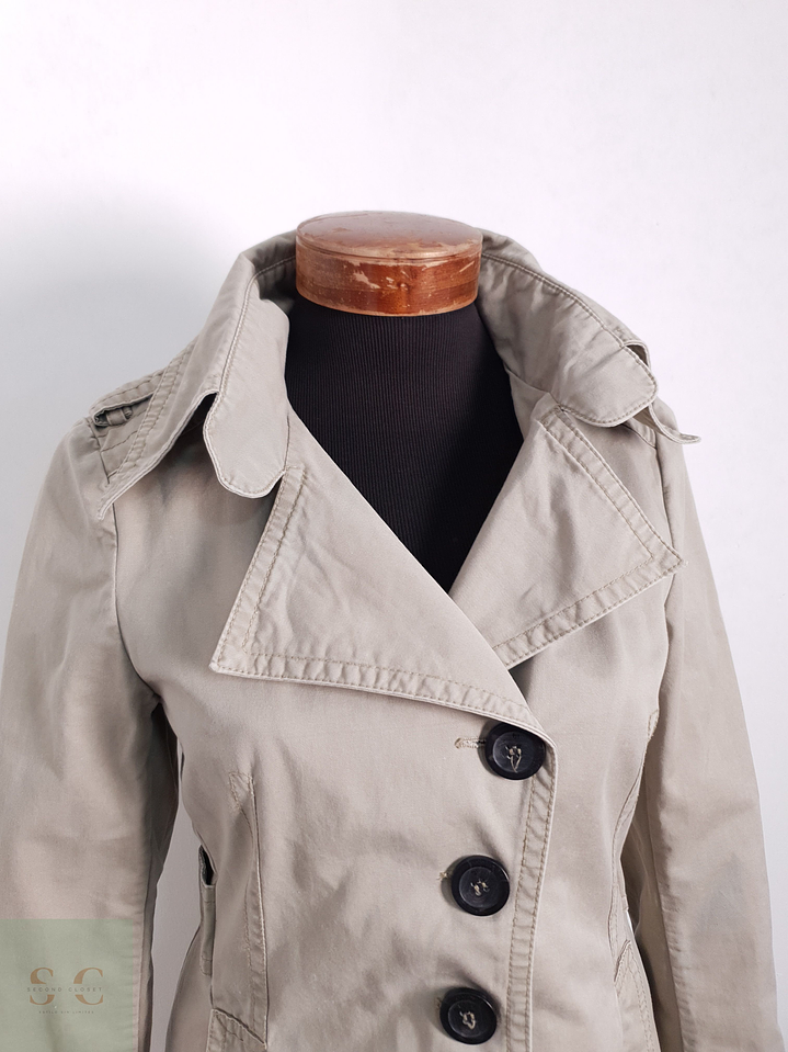 Gabardina Mujer Tigerhill Beige Oscuro Talla S 2