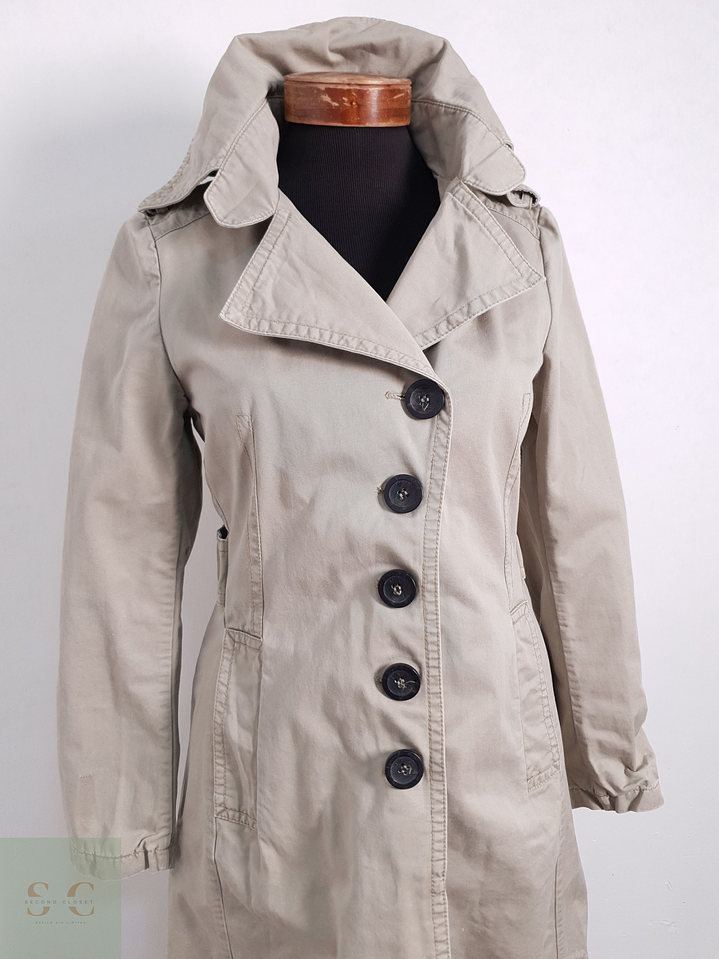 Gabardina Mujer Tigerhill Beige Oscuro Talla S 3