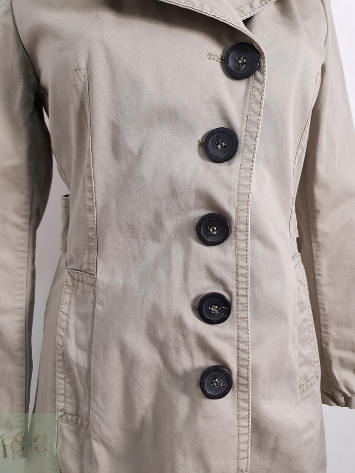 Gabardina Mujer Tigerhill Beige Oscuro Talla S 7