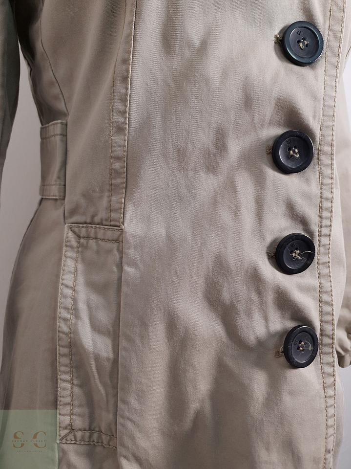 Gabardina Mujer Tigerhill Beige Oscuro Talla S 9