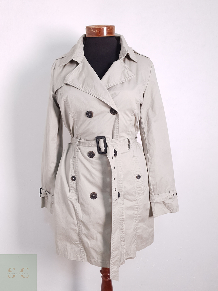 Trench Mujer Esmara Beige Claro Talla S 2