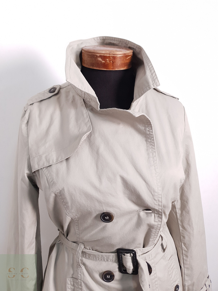 Trench Mujer Esmara Beige Claro Talla S 4