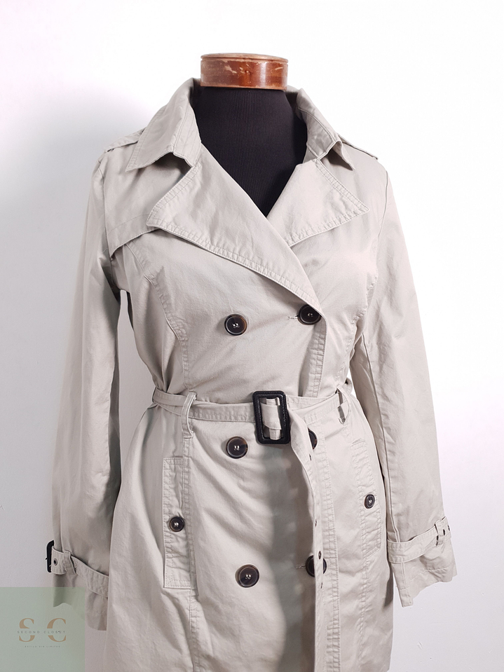 Trench Mujer Esmara Beige Claro Talla S 5
