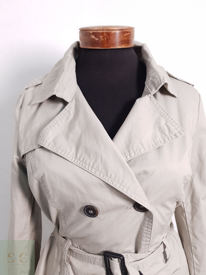 Trench Mujer Esmara Beige Claro Talla S 7