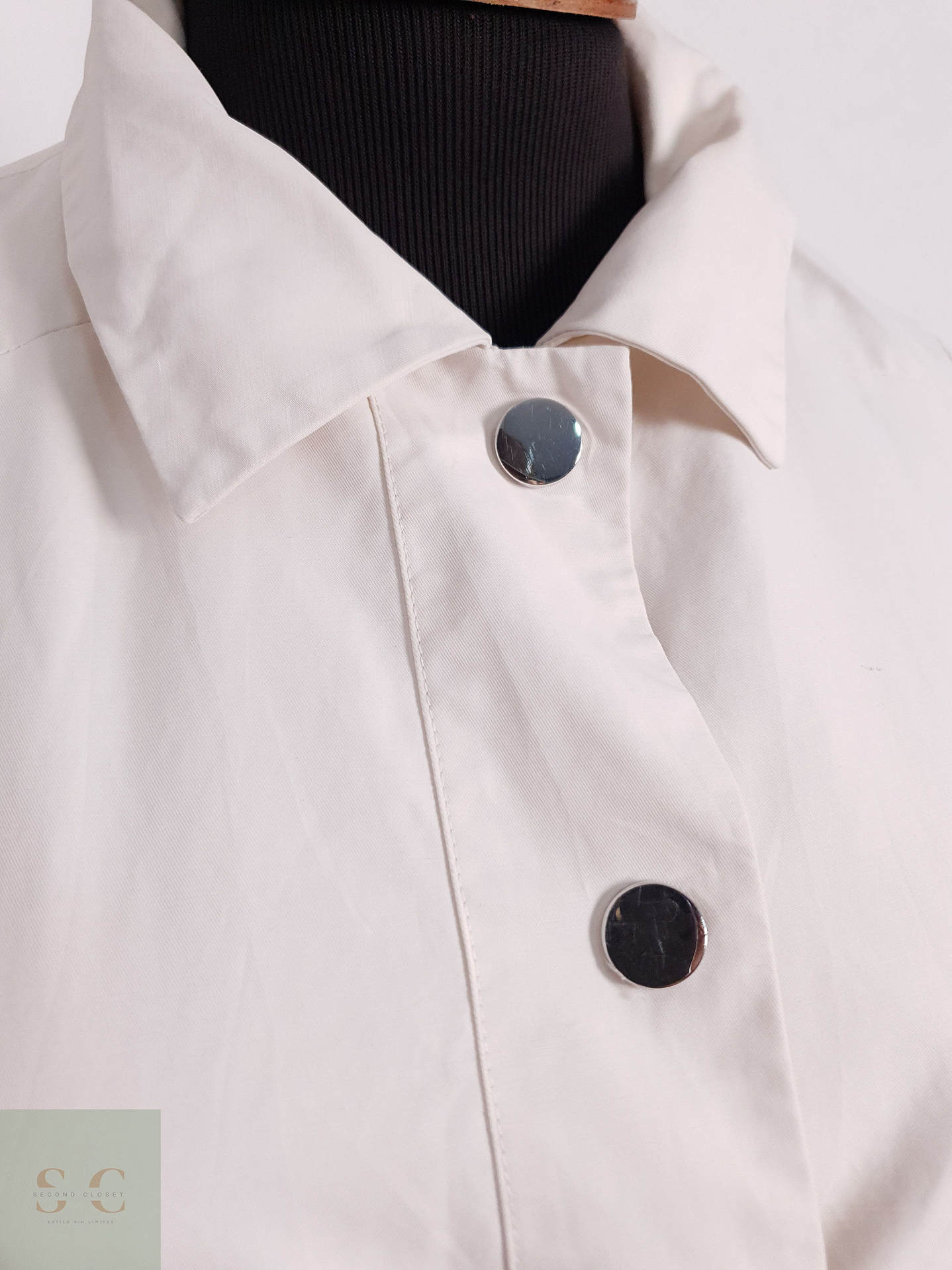 Gabardina Mujer Marie Lund Beige Claro Talla XS 4