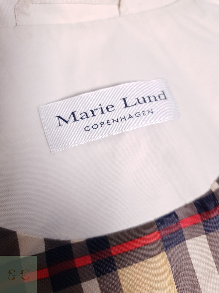 Gabardina Mujer Marie Lund Beige Claro Talla XS 9