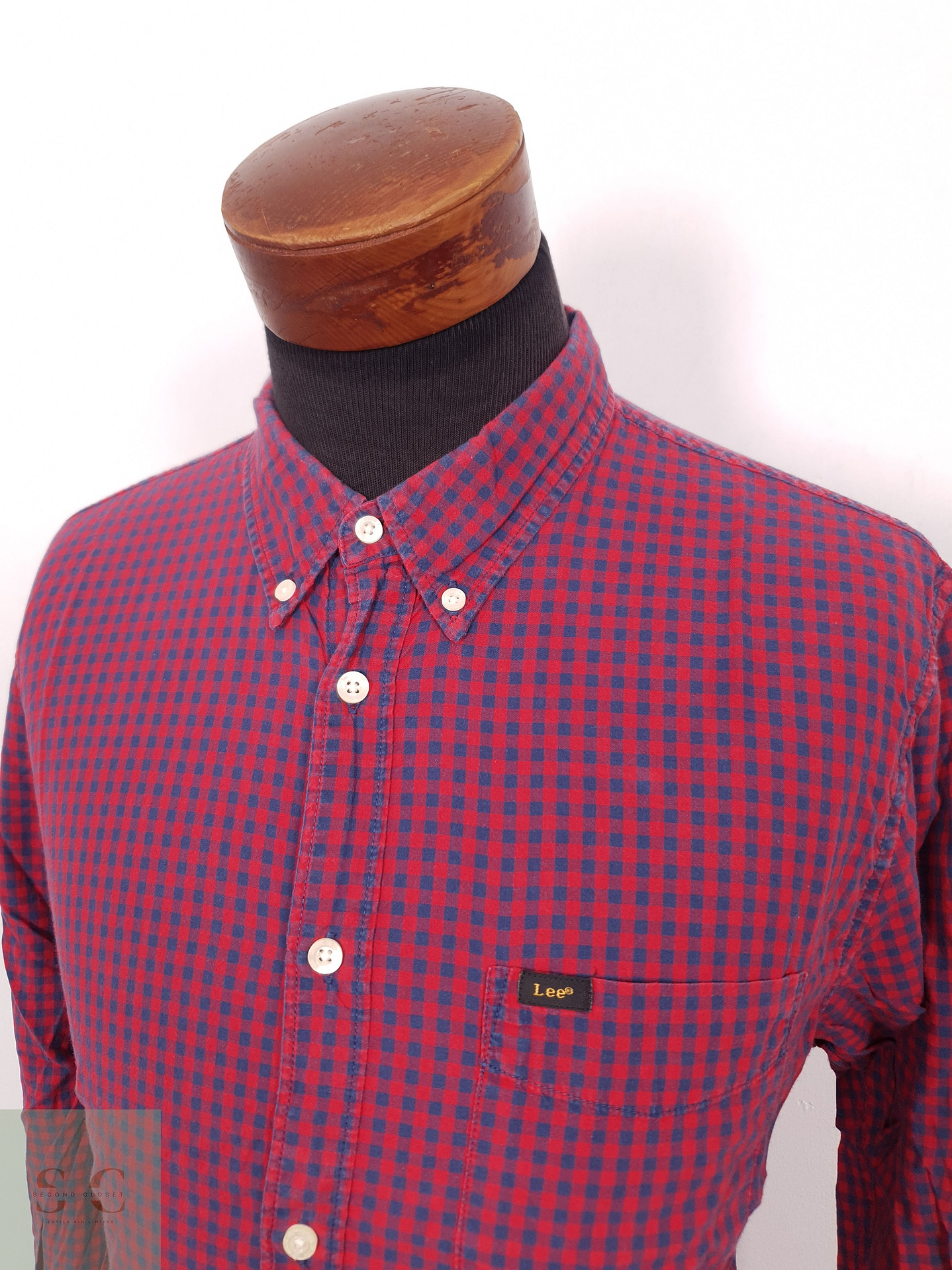 Camisa Hombre Vintage Talla XL 3
