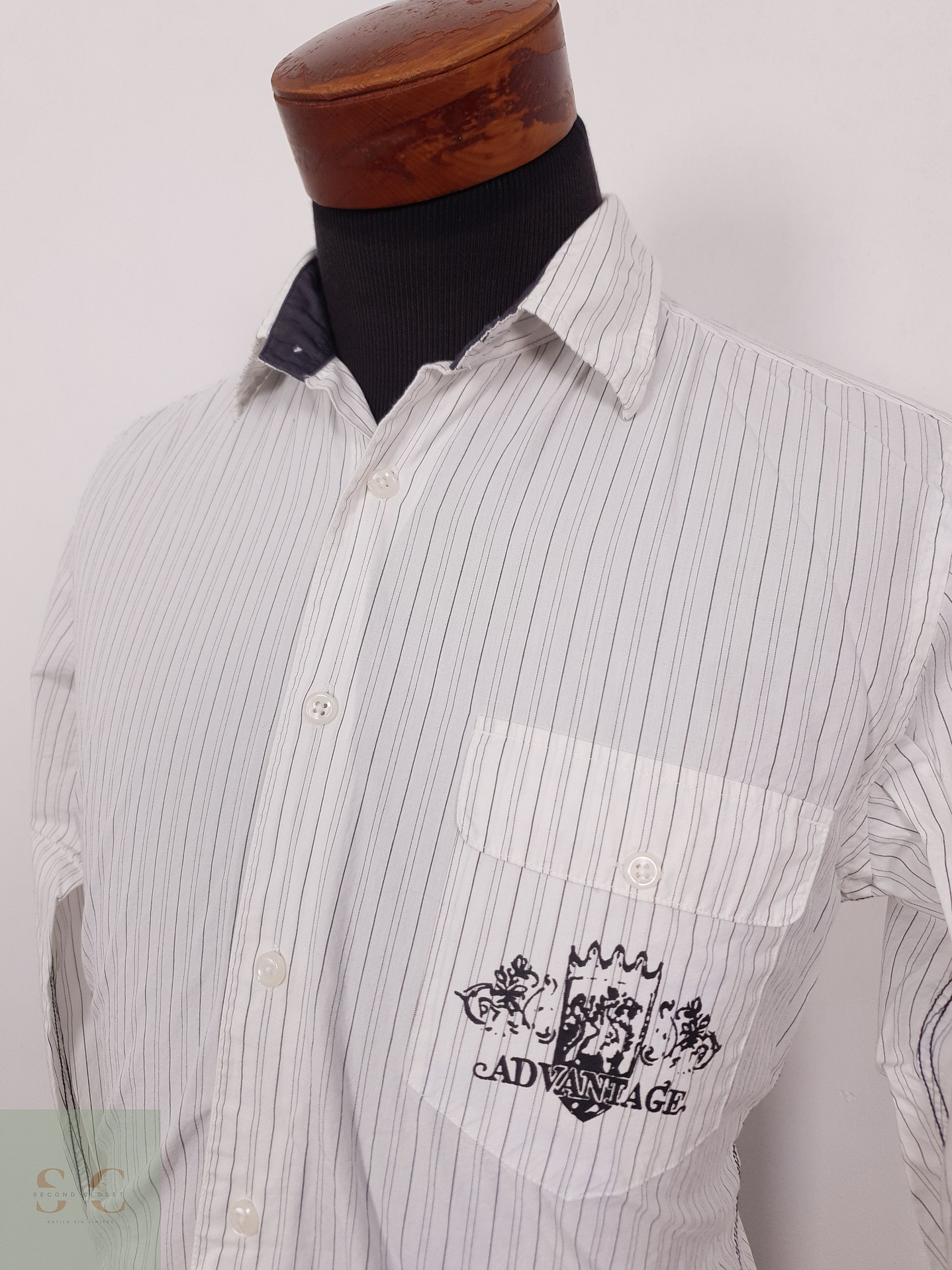 Camisa Hombre Vintage Talla S 3