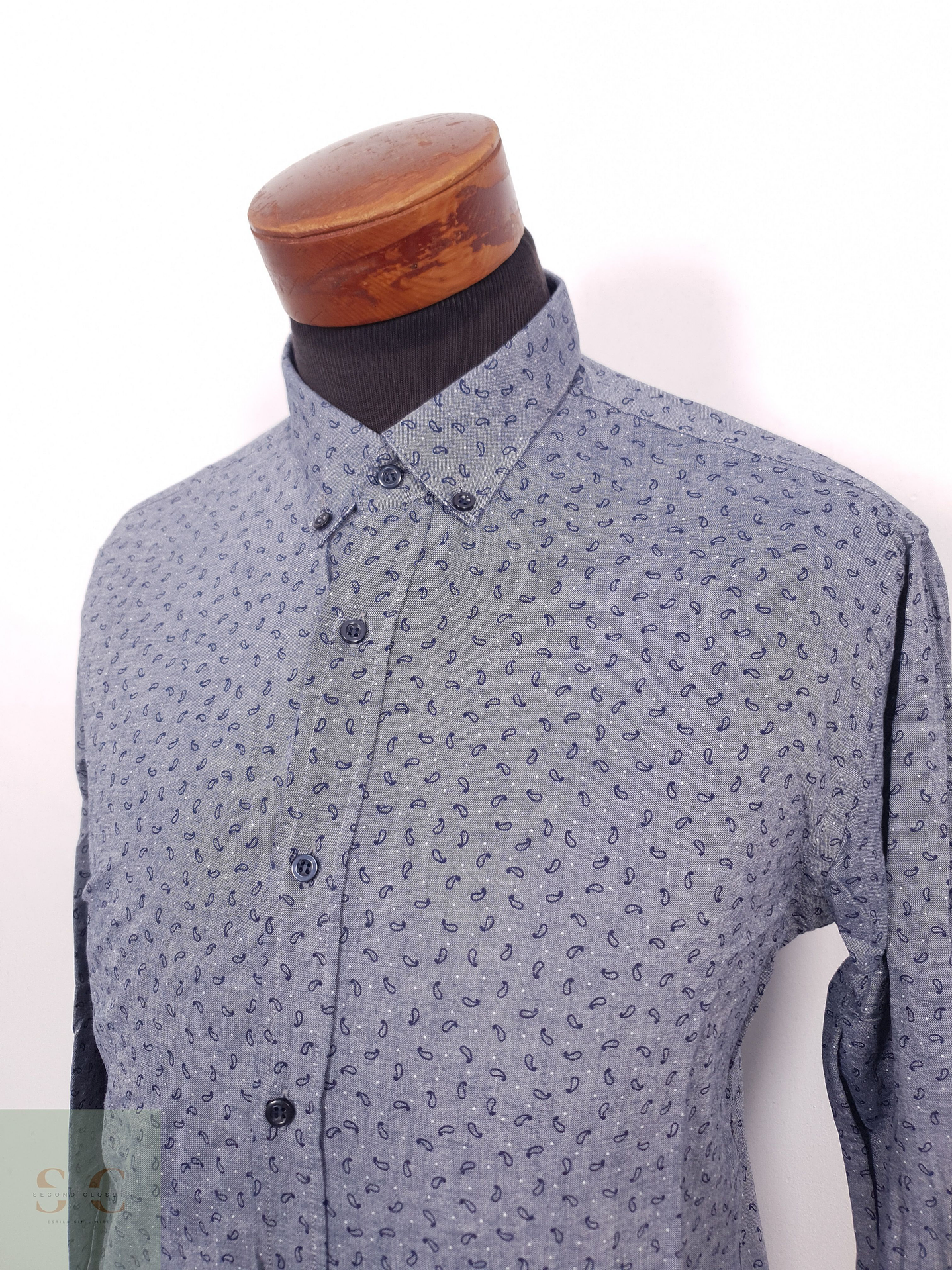 Camisa Hombre Vintage Talla XL 3