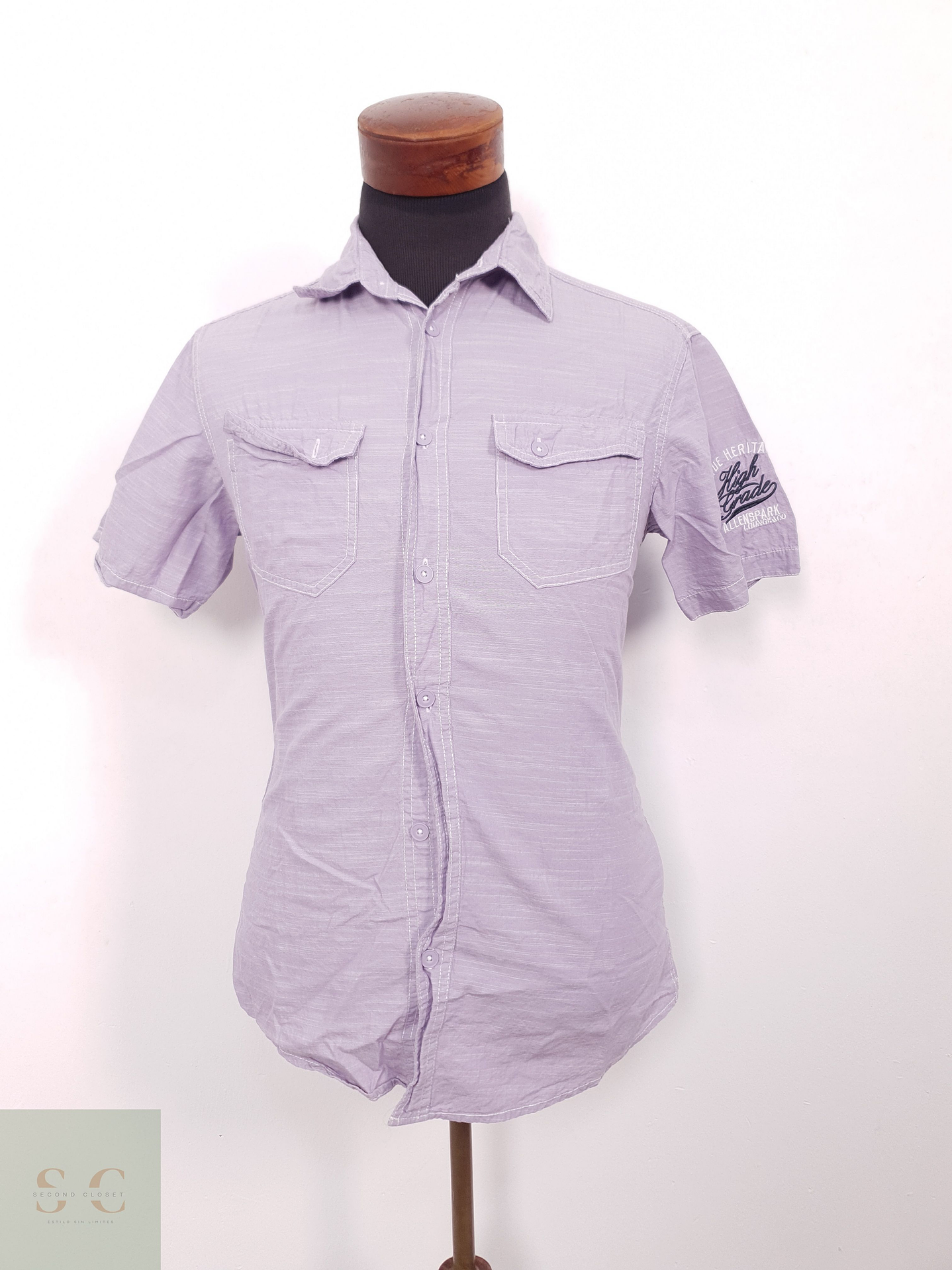 Camisa Hombre Vintage Talla S 1