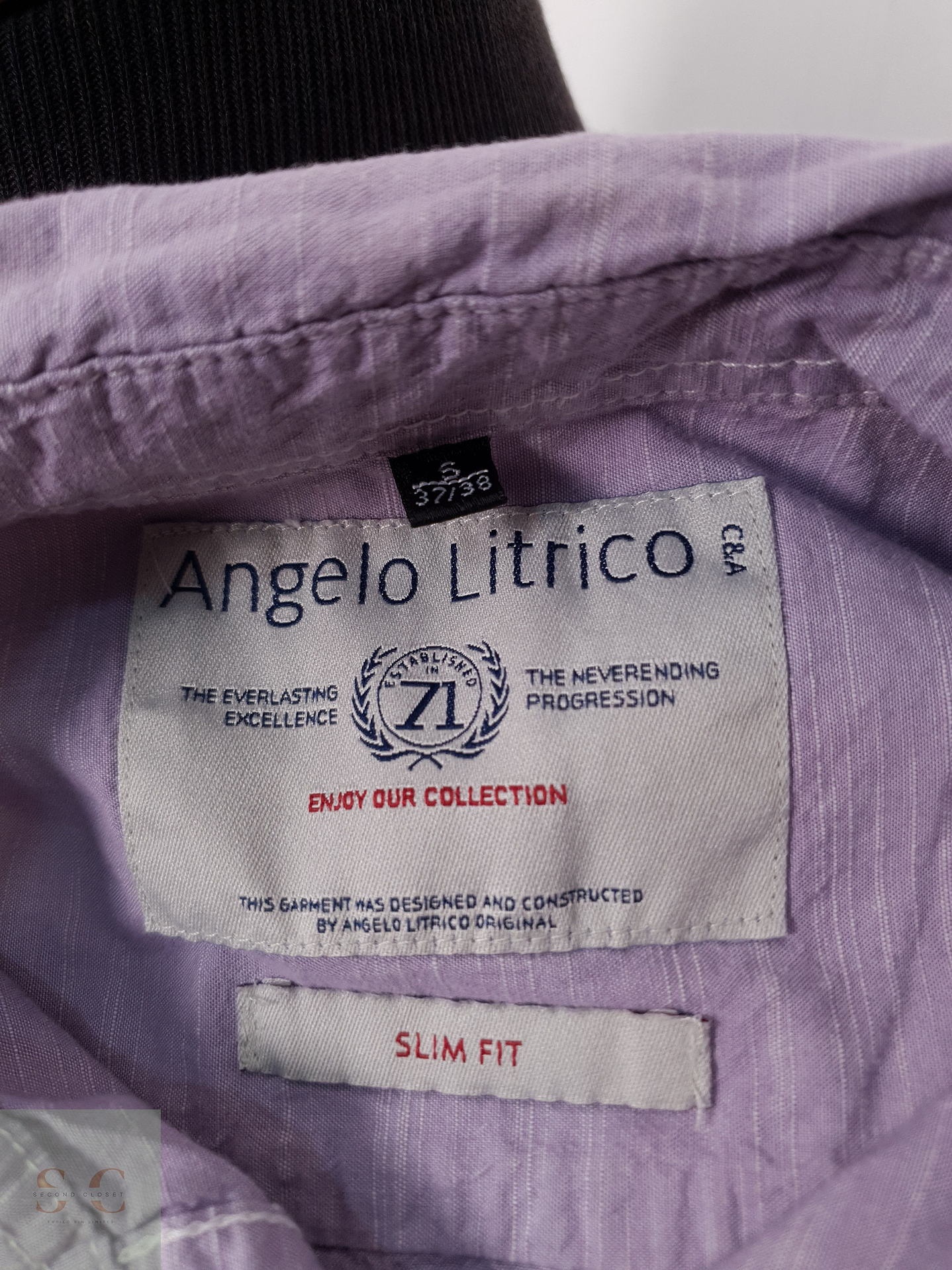 Camisa Hombre Vintage Talla S 2