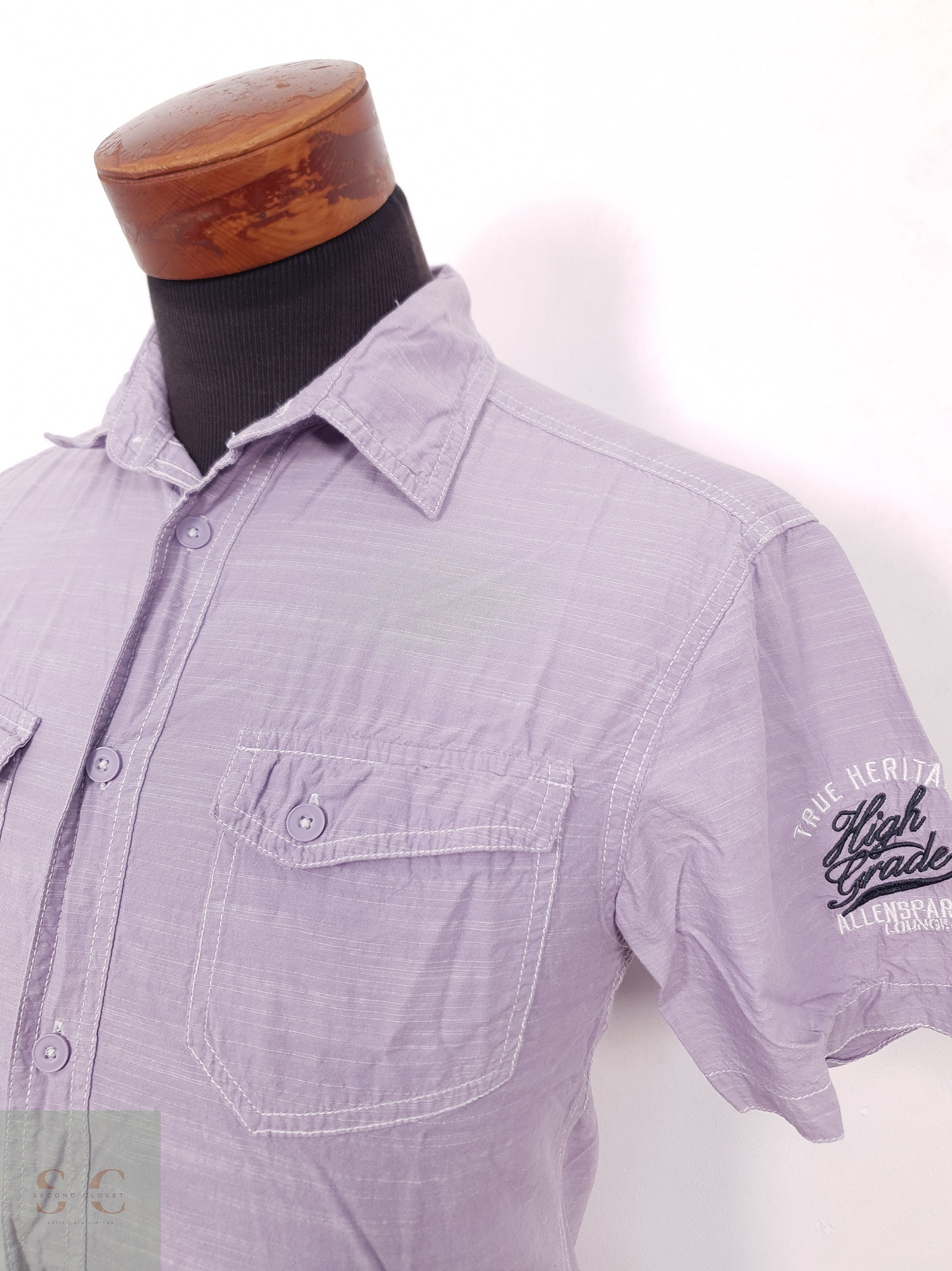 Camisa Hombre Vintage Talla S 3