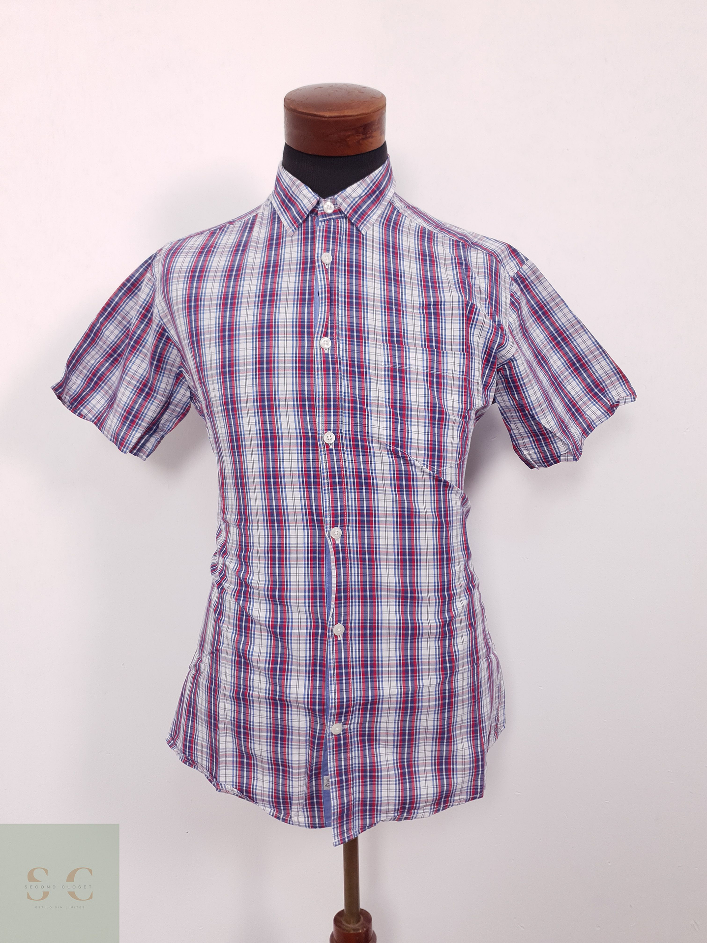 Camisa Hombre Vintage Talla S 1