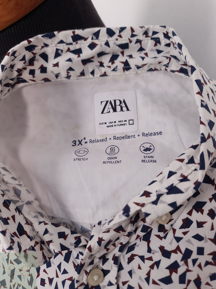 Camisa Hombre Zara StrecjTalla M 2