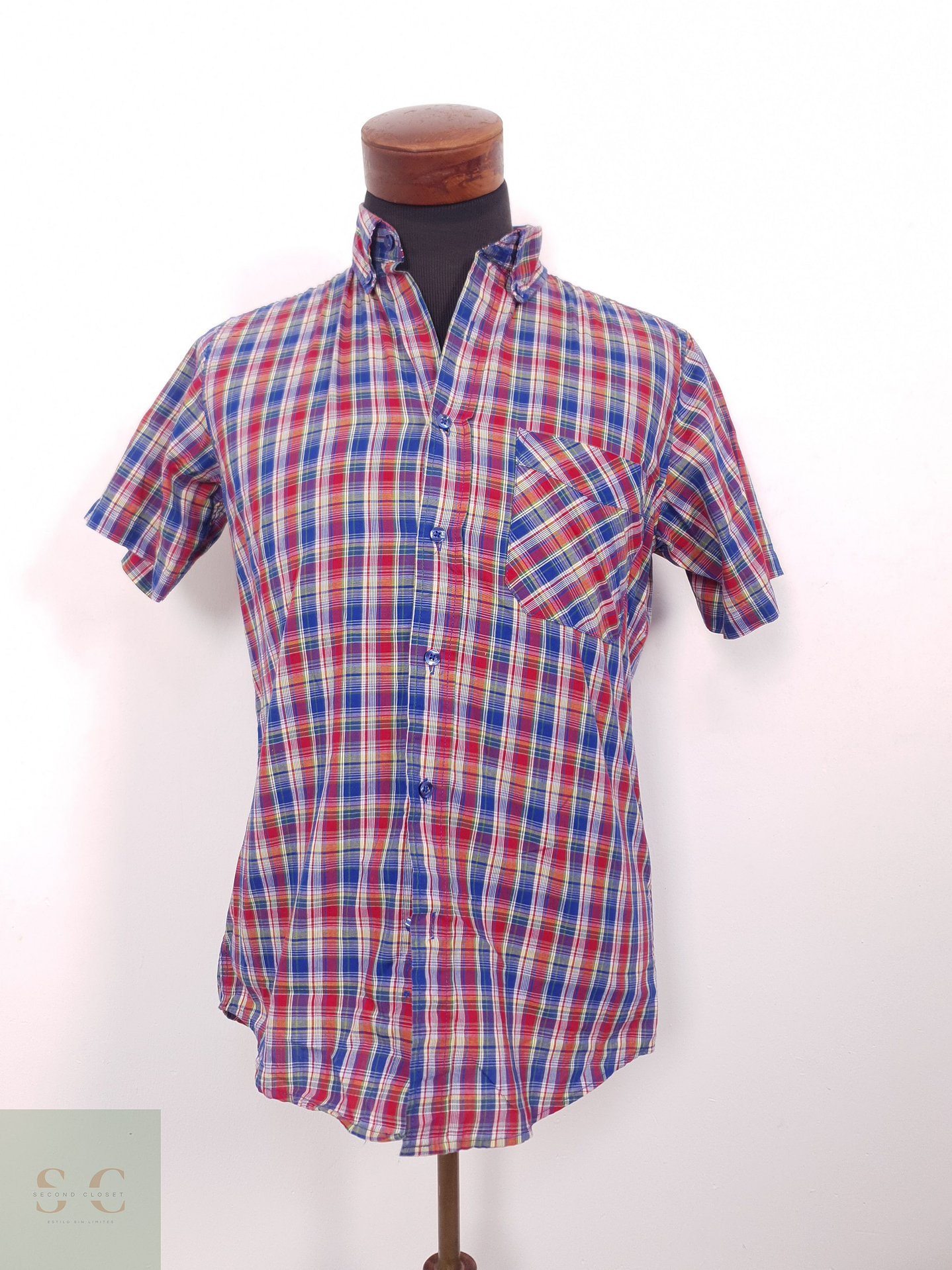 Camisa Hombre Vintage Talla S 1