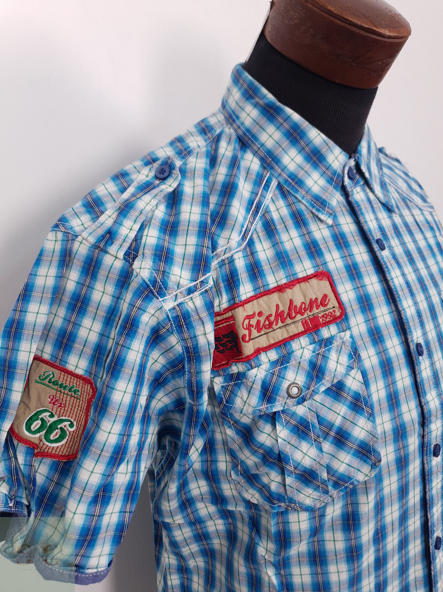 Camisa Hombre Vintage Talla XL 3