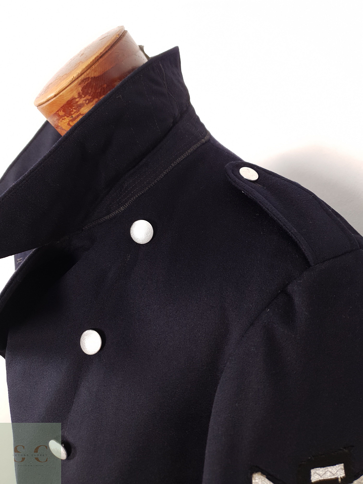 Abrigo Hombre Winterhoff lana Azul Navy Militar Talla M 10