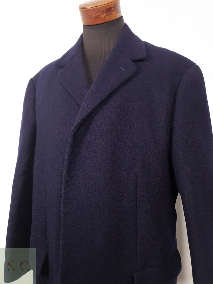 Abrigo Hombre De Luxe lana virgen Azul Talla XL 9