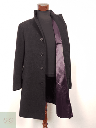 Abrigo Hombre Bongardi lana cashmere Plomo Talla L