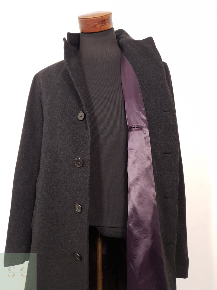 Abrigo Hombre Bongardi lana cashmere Plomo Talla L 2