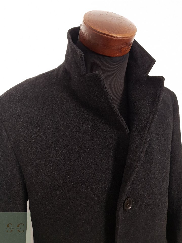 Abrigo Hombre Bongardi lana cashmere Plomo Talla L 7