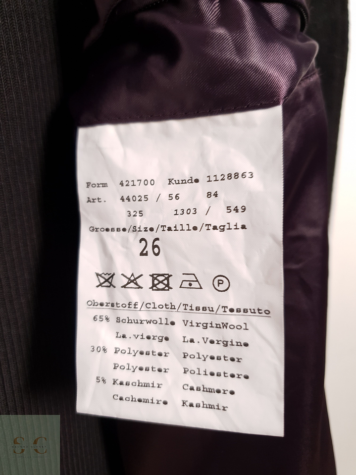 Abrigo Hombre Bongardi lana cashmere Plomo Talla L 8