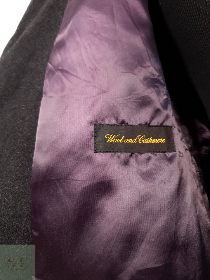 Abrigo Hombre Bongardi lana cashmere Plomo Talla L 10