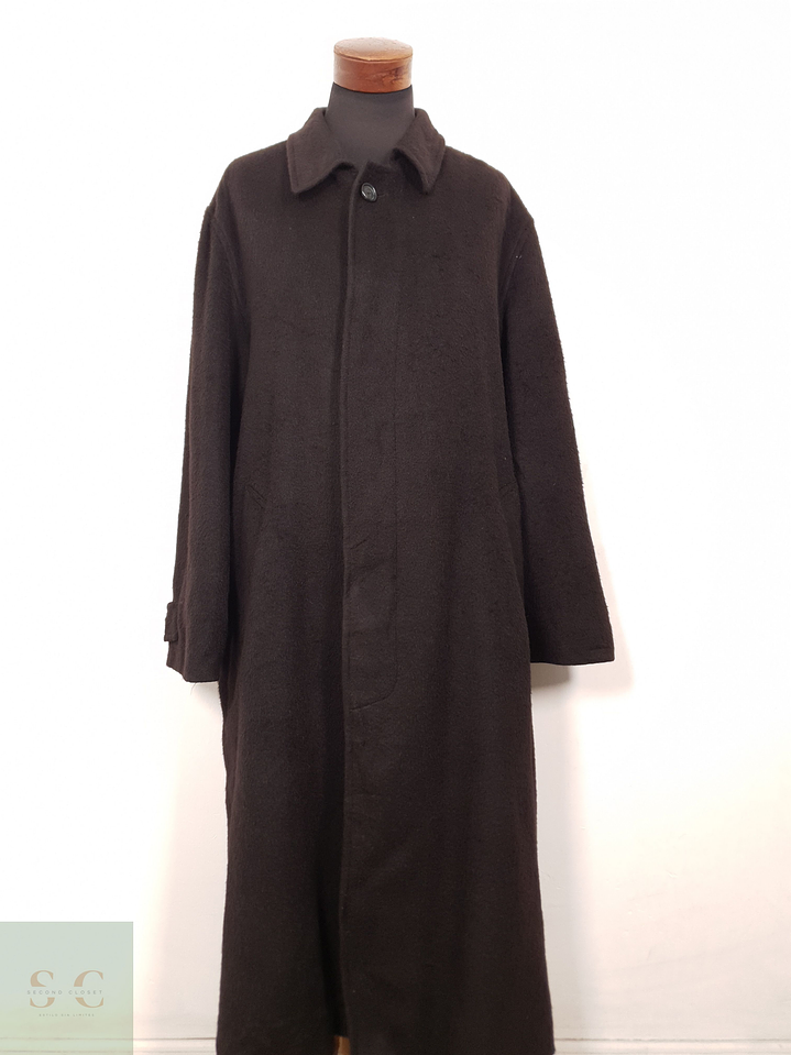 Abrigo Hombre Regent lana Marron Oscuro Talla XXXL 2